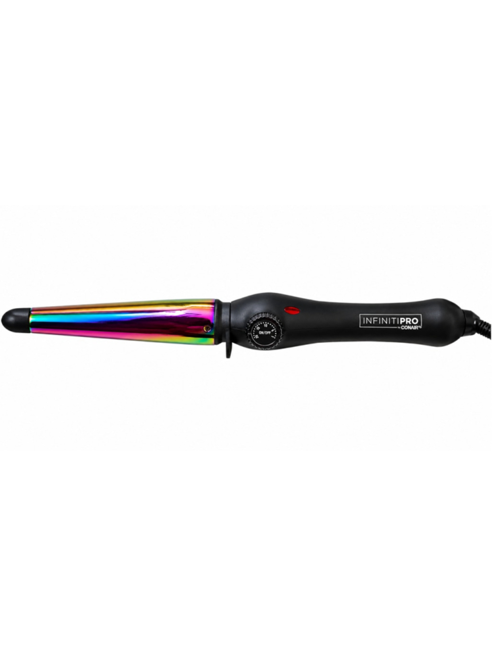 InfinitiPRO Conair C485MP Rainbow Titanium Curling Wand 20 Heat Settings